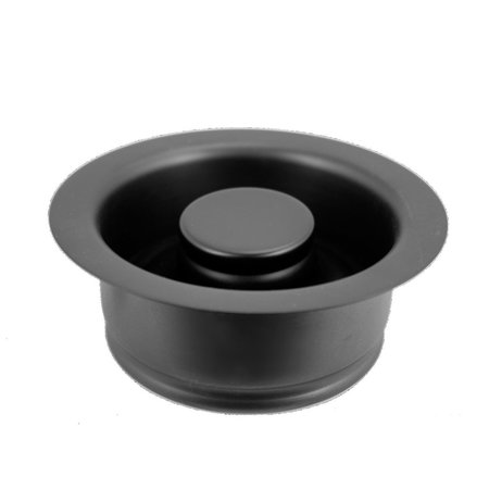 Westbrass InSinkErator Style Disposal Flange and Stopper in Powdercoated Flat Black D2089-62